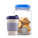 ANZ plus saving coffee jar