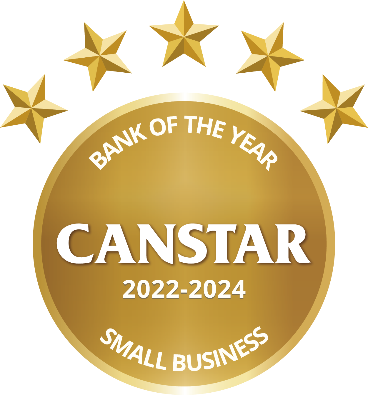 Canstar 2024 Bank of the Year, Small Business Award logo