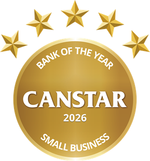 Canstar's Small Business Bank of the Year logo